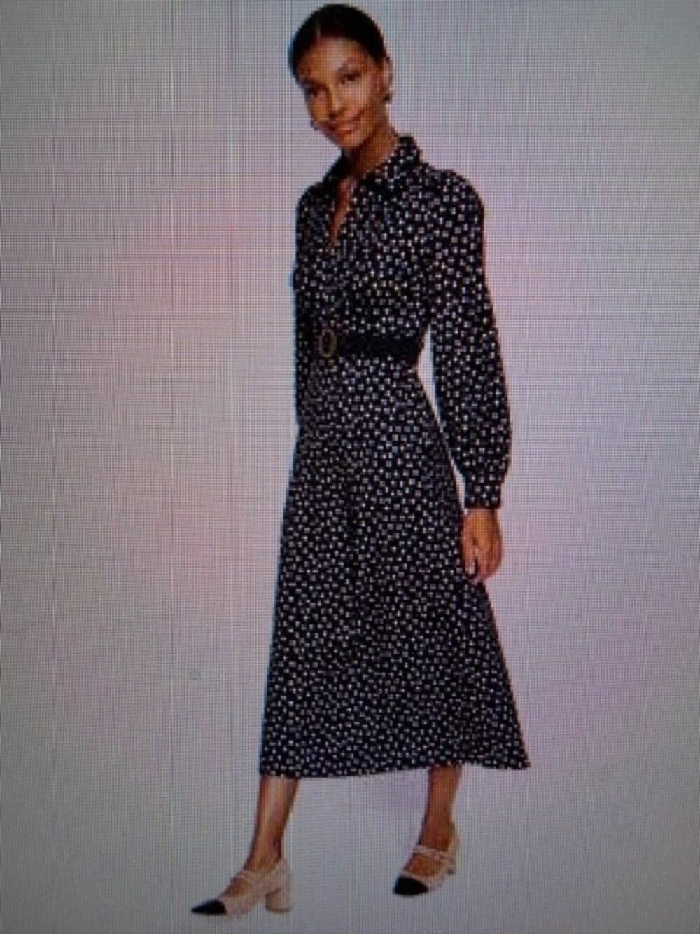 NEW  Boden Piping Zip Up Ponte Midi Dress Navy blue tan  classic stretch size 6R